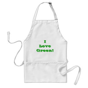 Delantal Apron I Love Green