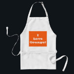 Delantal Apron I Love Naranja<br><div class="desc">Apron I Love Naranja</div>