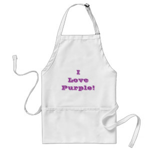 Delantal Apron I Love Purple