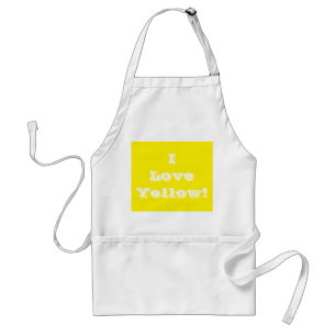Delantal Apron I Love Yellow