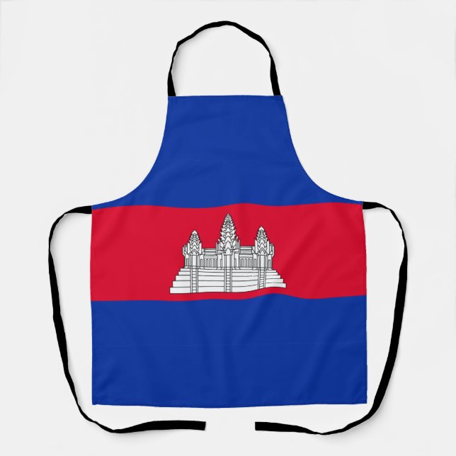 Delantal Apron impreso todo en Camboya (Anverso)