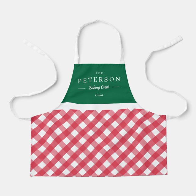 Delantal Apron infantil personalizado clásico (Anverso)