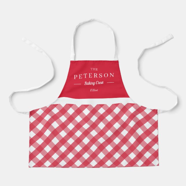 Delantal Apron infantil personalizado clásico (Anverso)