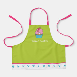 Delantal Apron infantil personalizado con un pastel