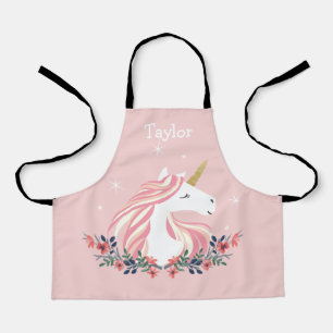 Delantal Apron infantil unicornio personalizado