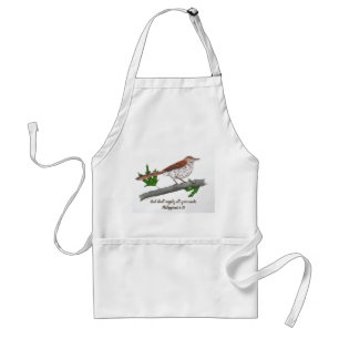 Delantal Apron Inspirador de Brown Thrasher