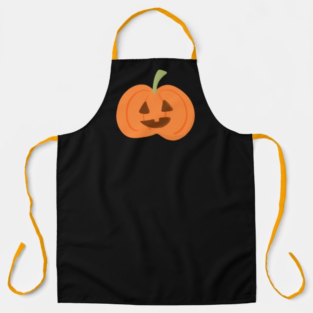 Delantal Apron Jack-O-Lantern (Anverso)