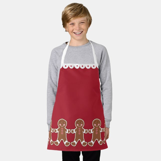 Delantal Apron Kids Gingerbread (Gastado)