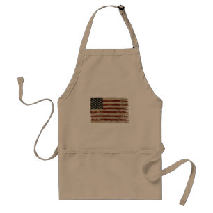 Delantal Apron, la bandera norteamericana del Weathered