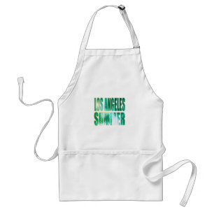 Delantal Apron "La carta de verano de Los Ángeles verde"