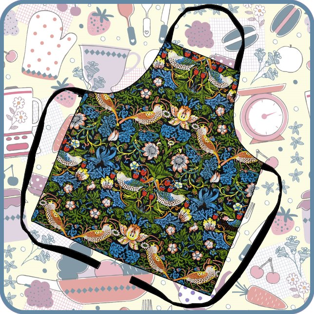 Delantal APRON - Ladrón de fresas - William Morris (Subido por el creador)