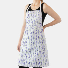 Delantal Apron Large (68,6x86,4 cm) - Lavender Pattern