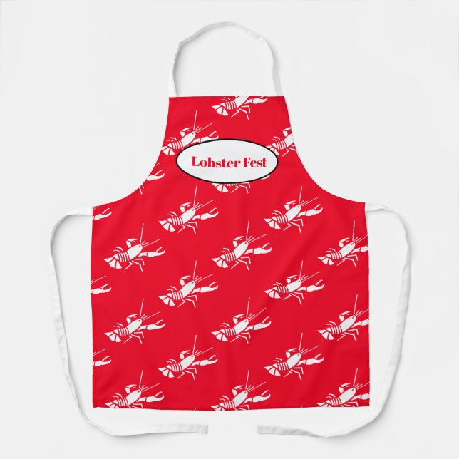 Delantal Apron Lobster Fest (Anverso)