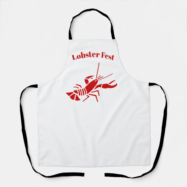 Delantal Apron Lobster Fest (Anverso)