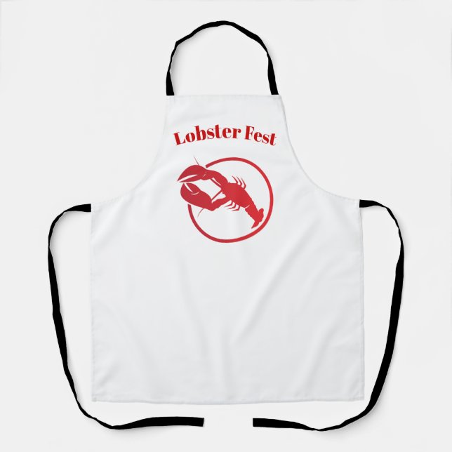 Delantal Apron Lobster Fest (Anverso)