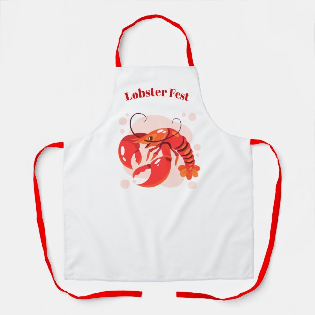 Delantal Apron Lobster Fest (Anverso)