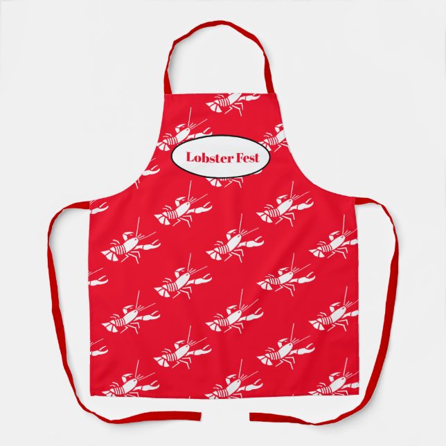 Delantal Apron Lobster Fest (Anverso)