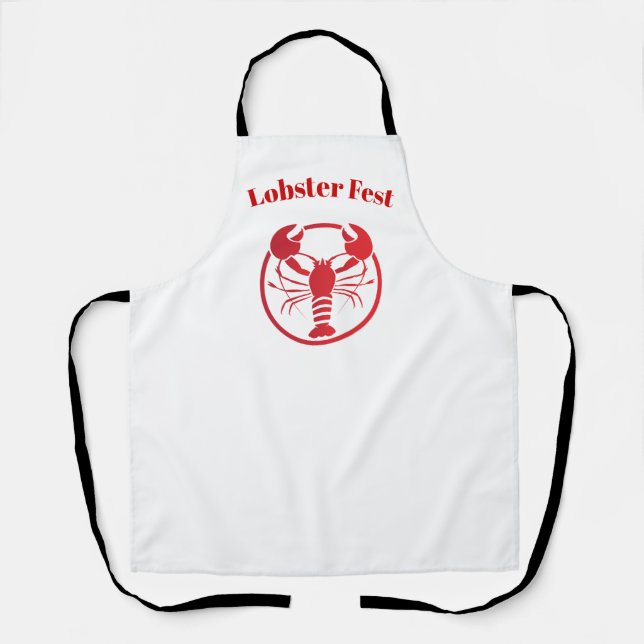 Delantal Apron Lobster Fest (Anverso)