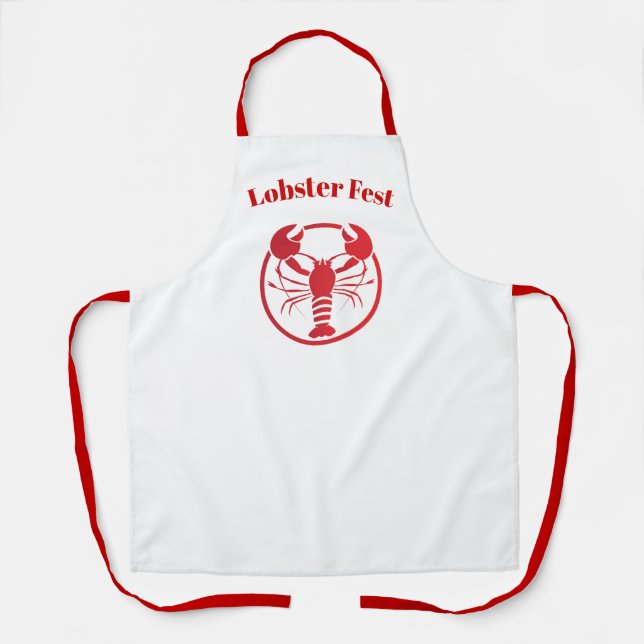Delantal Apron Lobster Fest (Anverso)