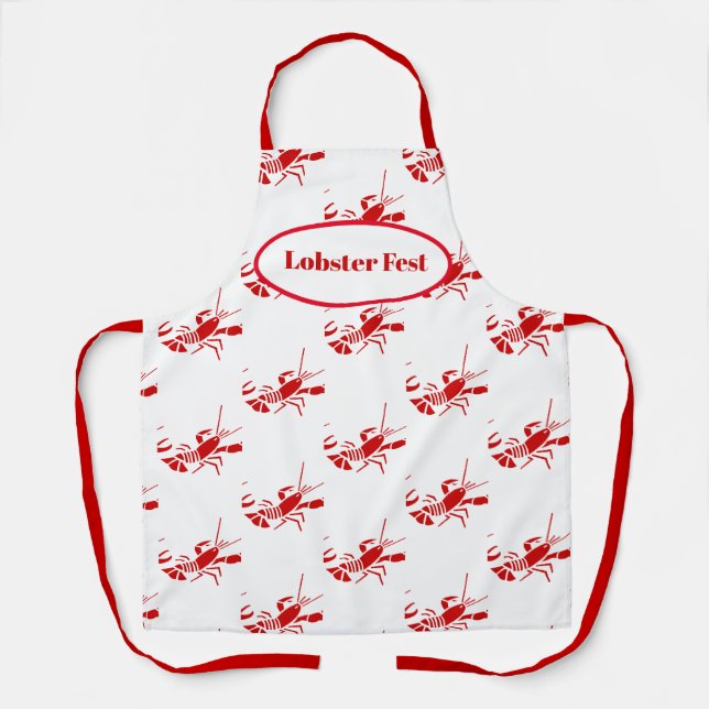 Delantal Apron Lobster Fest (Anverso)