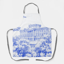 Delantal Apron - 'Los terrenos en Pemberley' (Azul)