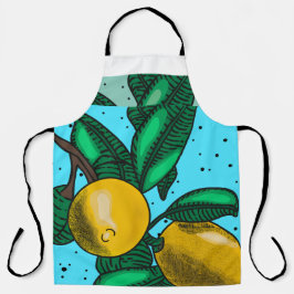 Delantal Apron Lovely Lemons