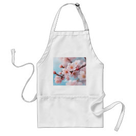Delantal Apron mágico con flores rosadas