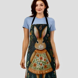 Delantal Apron mágico de los conejones de primavera