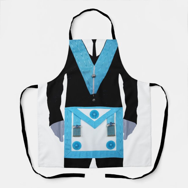 Delantal Apron masonic BBQ Kitchen (Anverso)