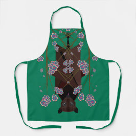 Delantal Aprón medio de Fox Jade volando