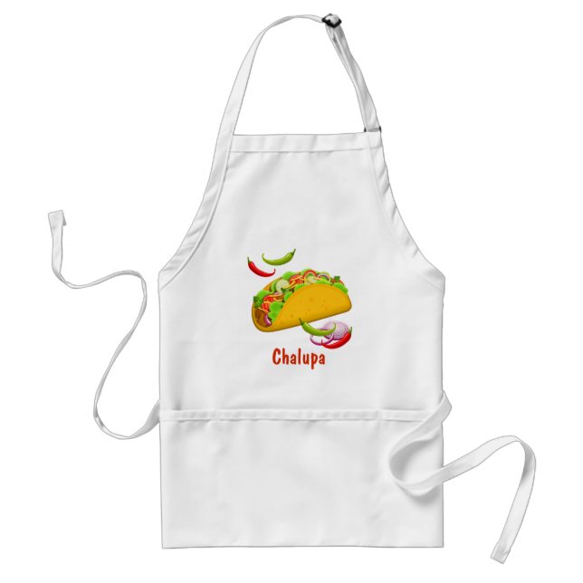Delantal Apron mexicano de Cusine Chalupa (Frente)