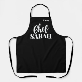 Delantal Apron | Modern Foodie Black