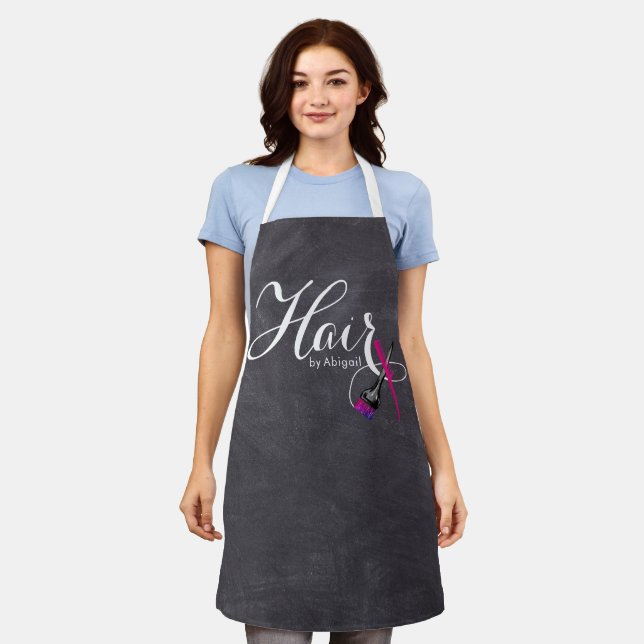 Delantal Apron moderno con estilo de cabello (Gastado)