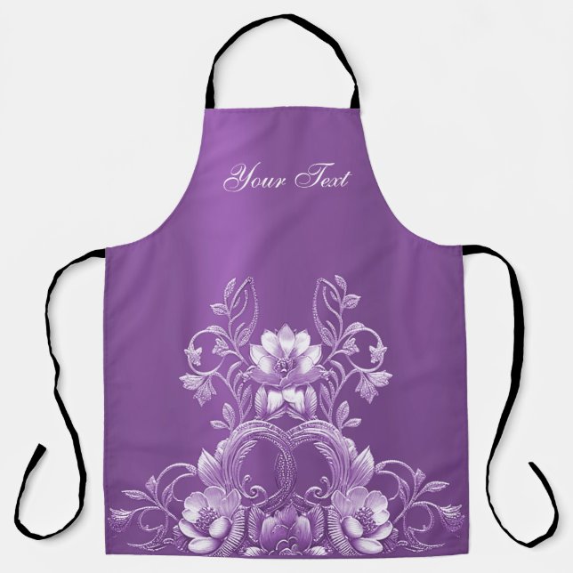 Delantal Apron morado (Anverso)