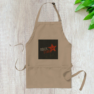 Delantal Apron musical Rock Star