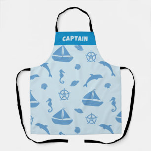 Delantal Aprón Náutico Personalizado "CAPTAIN"