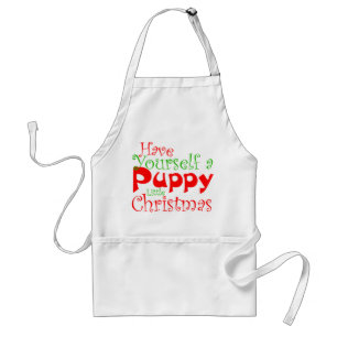 Delantal Apron Navidades de Cachorro