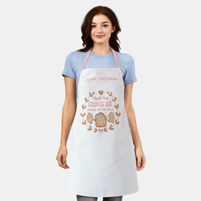 Delantal Apron, Navidades de Cute Cookie (Gastado)