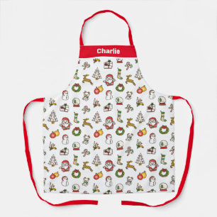 Delantal Apron Navidades de la Cuta Roja