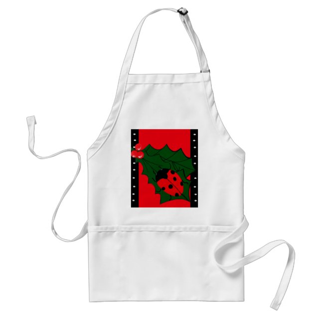 Delantal Apron, Navidades de Ladybug (Frente)
