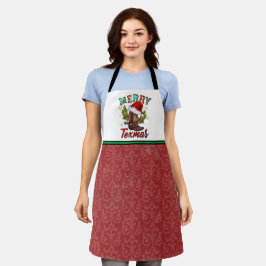 Delantal Apron, Navidades de Merry Texmas