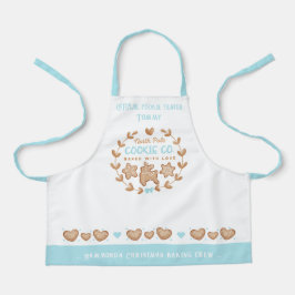 Delantal Apron, Navidades de nombres de galletas para niños