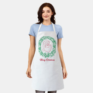Delantal Apron Navidades de Santa Claus