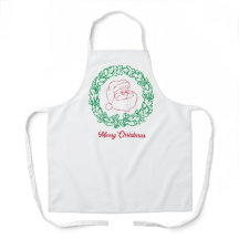 Apron Navidades de Santa Claus