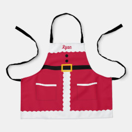 Delantal Apron Navidades de Santa Kid personalizados