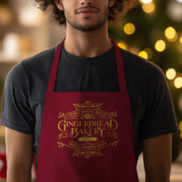Delantal Apron, Navidades divertidos de guiones rojos