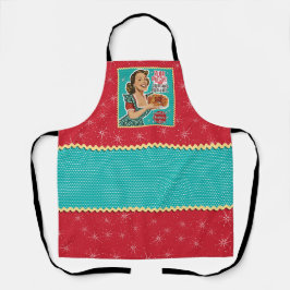 Delantal Apron, Navidades divertidos de torta de fruta