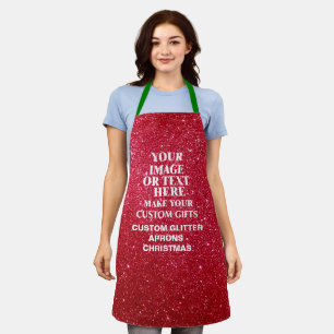 Delantal Apron, Navidades purpurinas - Vacaciones personali