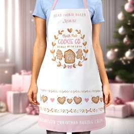 Delantal Apron, Navidades rosados de cuchara