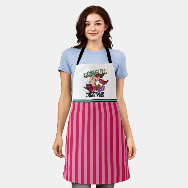 Delantal Apron Navidades Vaqueras (Gastado)